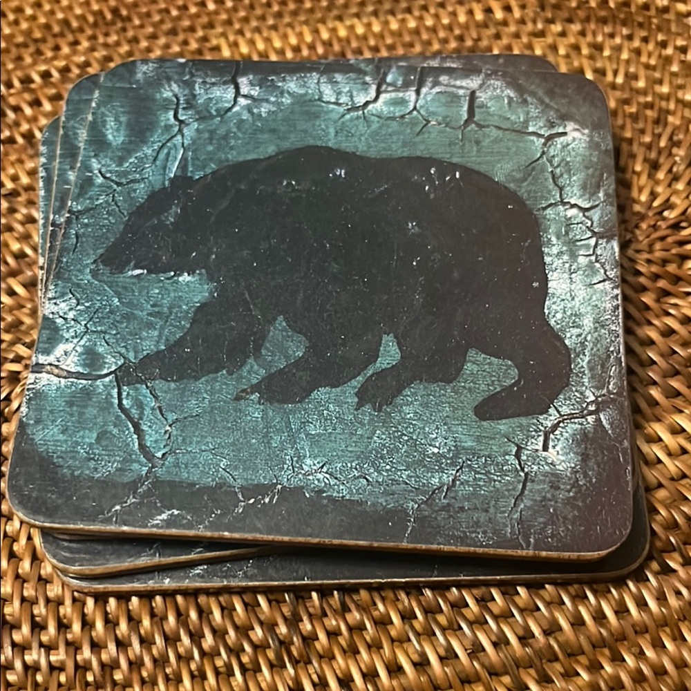 Bear Design Coasters